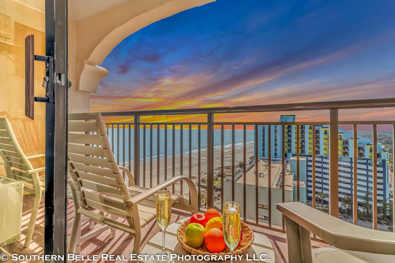 Ocean View Double Suite With Beautiful Decor And Accents Caravelle Resort 1504 Sleeps 6 Guests เมอร์เทิลบีช ภายนอก รูปภาพ